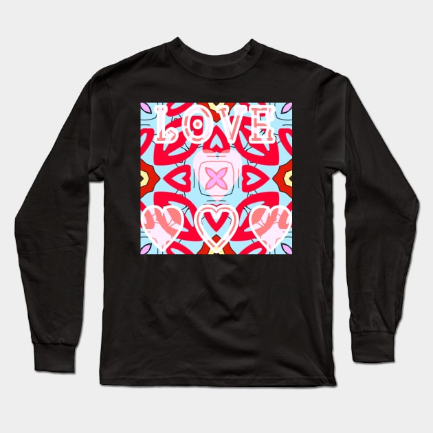 “ Love “ Best Gift for Valentine Long Sleeve T-Shirt by Grafititee